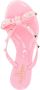Valentino Garavani Rockstud bow-embellished flip-flops Pink - Thumbnail 4