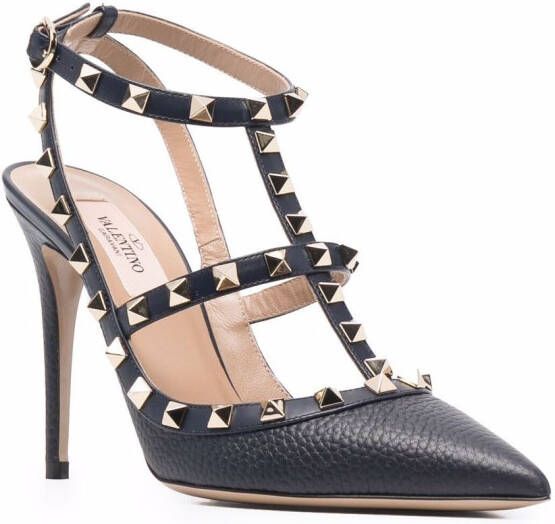 Valentino Garavani Rockstud caged 100mm pumps Blue