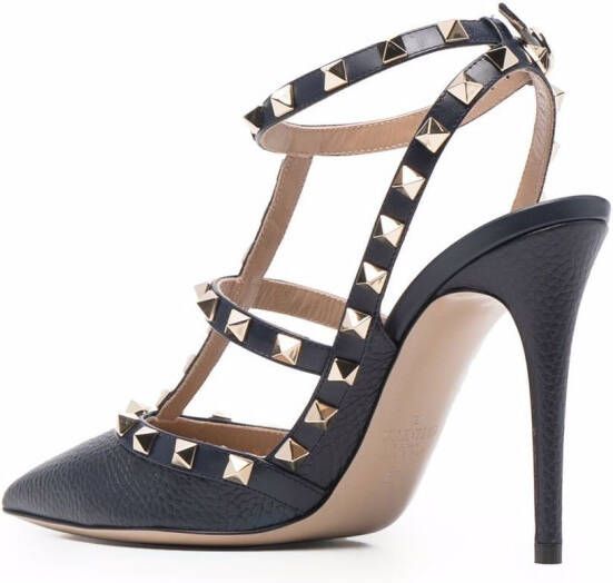 Valentino Garavani Rockstud caged 100mm pumps Blue