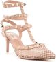 Valentino Garavani Rockstud caged sandals Neutrals - Thumbnail 2