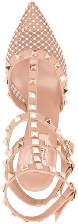 Valentino Garavani Rockstud caged sandals Neutrals