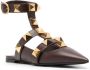 Valentino Garavani Rockstud-detail pointed-toe pumps Brown - Thumbnail 2