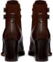Valentino Garavani Rockstud-embellished ankle boots Brown - Thumbnail 3