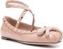 Valentino Garavani Rockstud-embellished ballerina shoes Pink - Thumbnail 2
