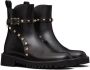 Valentino Garavani Rockstud 40mm leather ankle boots Black - Thumbnail 2