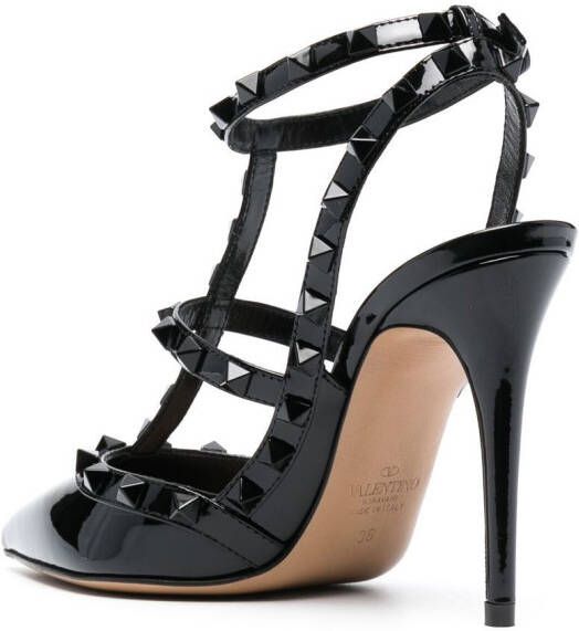 Valentino Garavani Rockstud-embellishment pointed-toe pumps Black