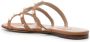 Valentino Garavani Rockstud flat leather sandals Brown - Thumbnail 3
