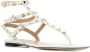 Valentino Garavani Rockstud flat sandals Neutrals - Thumbnail 2