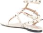 Valentino Garavani Rockstud flat sandals Neutrals - Thumbnail 3