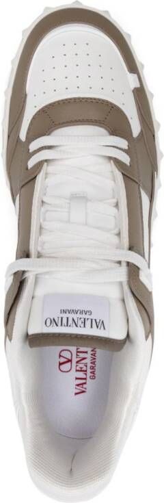 Valentino Garavani Rockstud lace-up sneakers White