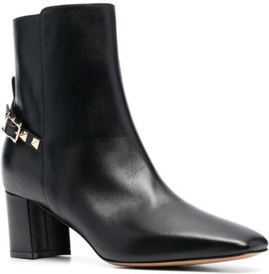 Valentino Garavani Rockstud 60mm leather ankle boots Black
