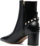 Valentino Garavani Rockstud 60mm leather ankle boots Black - Thumbnail 3