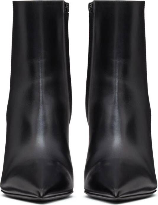 Valentino Garavani Rockstud 90mm leather ankle boots Black