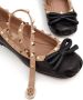 Valentino Garavani Rockstud leather ballerina shoes Black - Thumbnail 5
