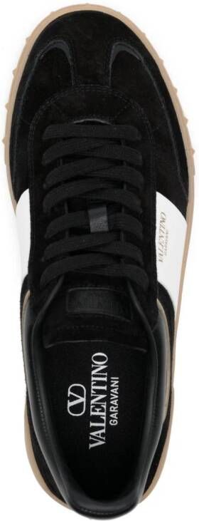 Valentino Garavani Rockstud leather sneakers Black