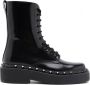 Valentino Garavani Rockstud M-Way 50mm leather boots Black - Thumbnail 4