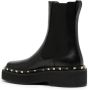 Valentino Garavani Rockstud M-Way Beatle leather boots Black - Thumbnail 3