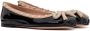 Valentino Garavani Rockstud patent-leather ballerina shoes Black - Thumbnail 2