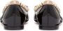 Valentino Garavani Rockstud patent-leather ballerina shoes Black - Thumbnail 3