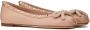 Valentino Garavani Rockstud patent-leather ballerina shoes Pink - Thumbnail 2