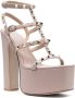 Valentino Garavani Rockstud platform sandals Pink - Thumbnail 2