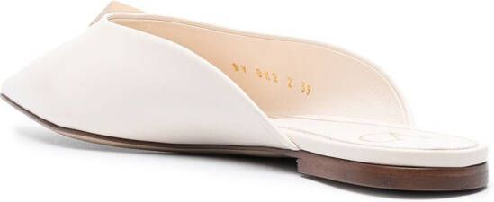 Valentino Garavani Rockstud pointed-toe mules Neutrals