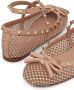 Valentino Garavani Rockstud rhinestone-embellished ballerina shoes Neutrals - Thumbnail 5