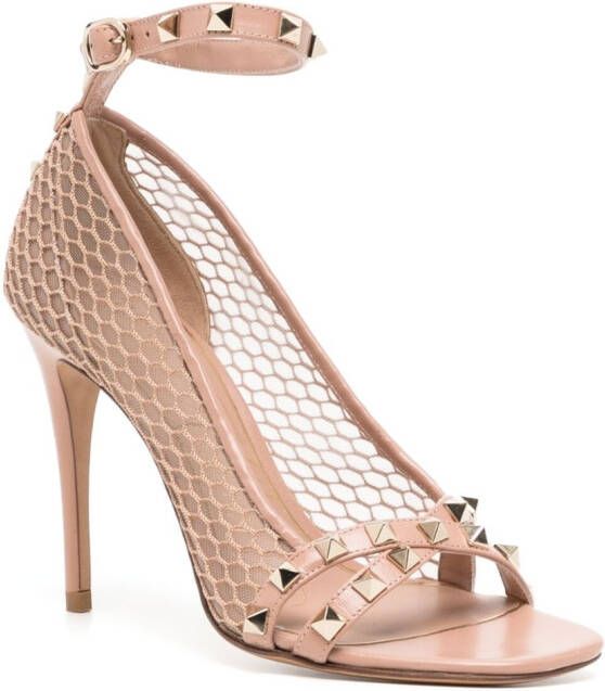 Valentino Garavani Rockstud stiletto sandals Neutrals