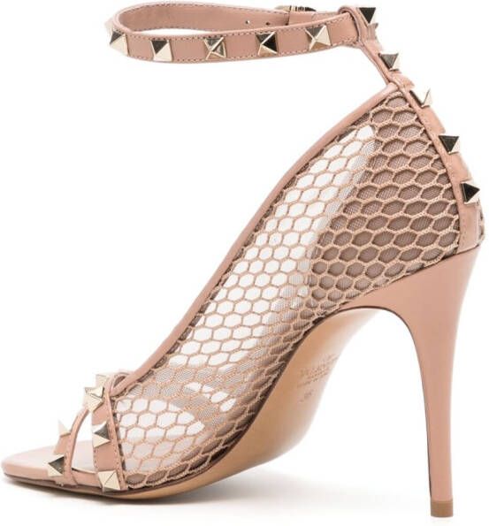 Valentino Garavani Rockstud stiletto sandals Neutrals