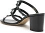 Valentino Garavani Rockstud strappy block-heel sandals Black - Thumbnail 3