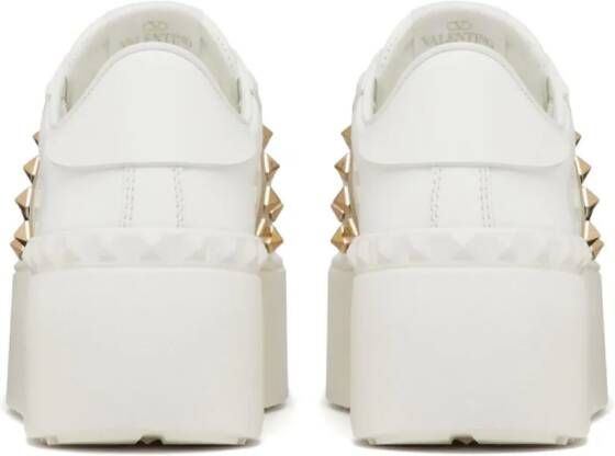 Valentino Garavani Rockstud Untitled flatform sneakers White