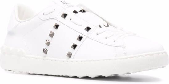 Valentino Garavani Rockstud Untitled leather sneakers White