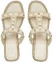 Valentino Garavani Rockstud Torchon 90mm wedge sandals Neutrals - Thumbnail 4