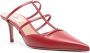 Valentino Garavani Rockstud Wispy 60mm mules Red - Thumbnail 2