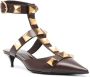 Valentino Garavani Roman Stud 40mm pumps Brown - Thumbnail 2
