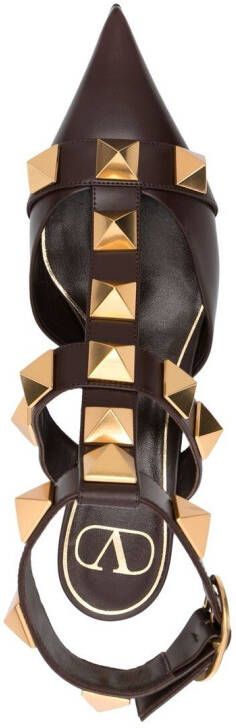 Valentino Garavani Roman Stud 40mm pumps Brown