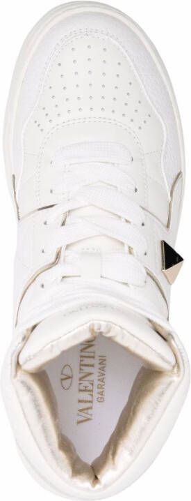 Valentino Garavani Roman Stud-embellishment lace-up sneakers White