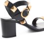 Valentino Garavani Roman Stud 60mm block-heel sandals Black - Thumbnail 4