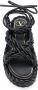 Valentino Garavani rope wedge sandals Black - Thumbnail 4
