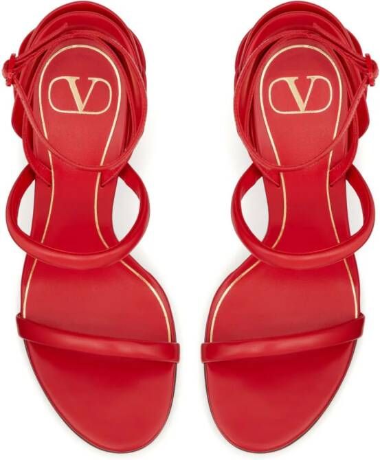 Valentino Garavani Roserouche 1959 100mm leather sandals Red