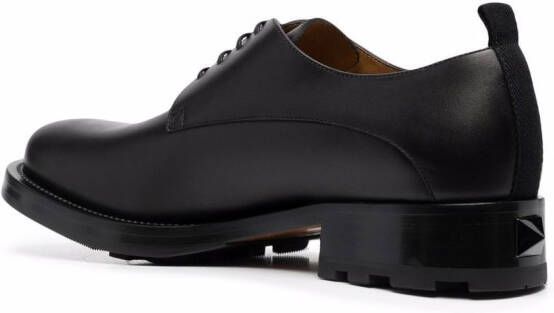 Valentino Garavani stacked-sole Derby shoes Black