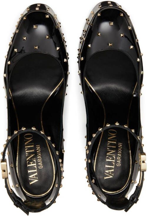 Valentino Garavani Tan-Go micro studs 155mm pumps Black