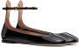Valentino Garavani Tan-Go patent-leather ballerina shoes Black - Thumbnail 2