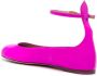 Valentino Garavani Tan-Go patent-leather ballerina shoes Pink - Thumbnail 3