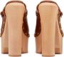 Valentino Garavani Tan-Go 150mmmm leather clogs Brown - Thumbnail 3