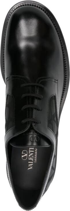 Valentino Garavani Toile Iconograhe derby shoes Black