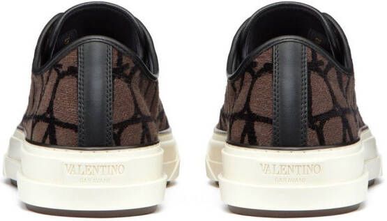 Valentino Garavani Toile Iconographe Totaloop low-top sneakers Brown