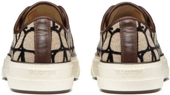 Valentino Garavani Toile Iconographe Totaloop low-top sneakers Neutrals