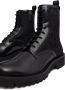 Valentino Garavani Toile Iconographe leather combat boots Black - Thumbnail 5