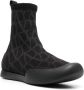 Valentino Garavani Toile Iconographe sock boots Black - Thumbnail 2